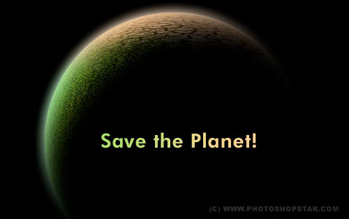 Save the Planet Tutorial: Final Result