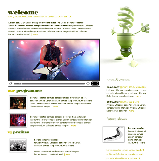 VJ layout - Video Streeming Layout Tutorial: Final Result