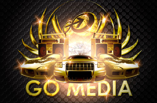 Badass Bling Effect in Photoshop Tutorial: Final Result (Click to enlarge)