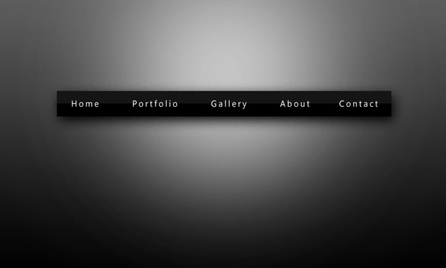Simple Glossy Navigation Bar Design in Photoshop image 9
