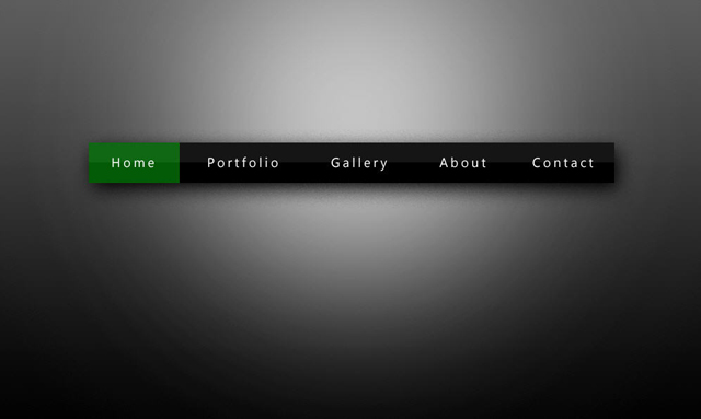 Simple Glossy Navigation Bar Design in Photoshop image 11