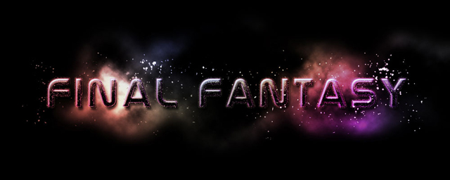 Design an Awesome Starry Text Effect In Photoshop Tutorial: Final Result