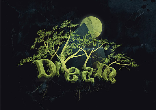 Create a Dream Design with 3D Typography