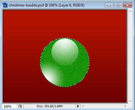 Creating a Christmas Bauble Decoration image 8