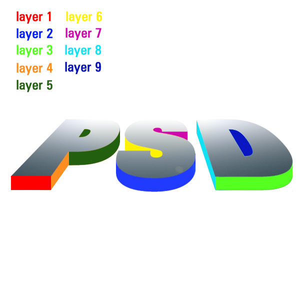 3D Metal Text image 12