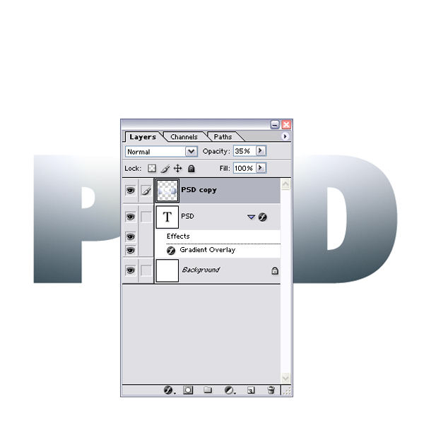 3D Metal Text image 4
