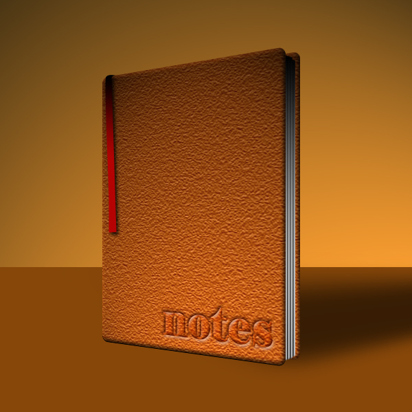 Leather Notes Tutorial: Final Result