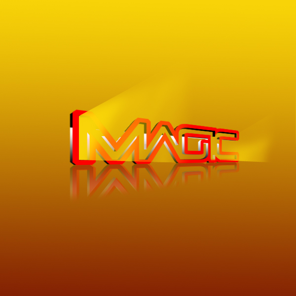 3D Shining Text Tutorial: Final Result
