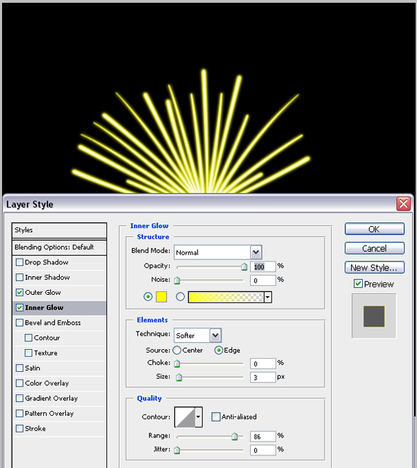 Fireworks in Photoshop image 4