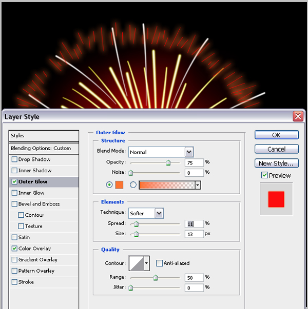 Fireworks in Photoshop image 8
