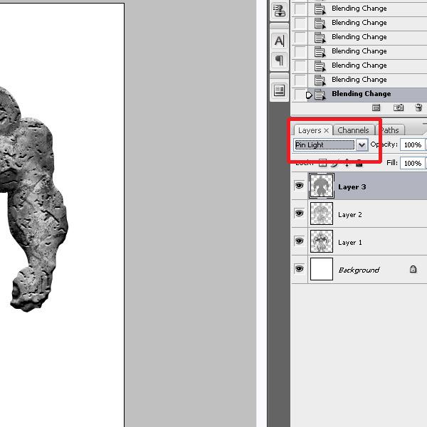 Made Stone Sculpture in Photoshop image 12