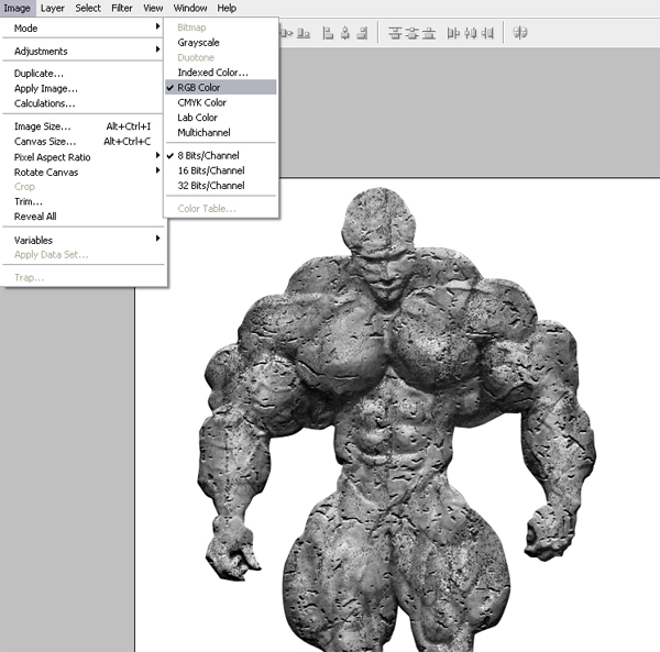 Made Stone Sculpture in Photoshop image 13