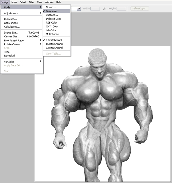 Made Stone Sculpture in Photoshop image 4