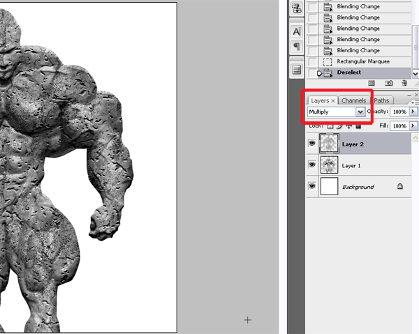 Made Stone Sculpture in Photoshop image 9