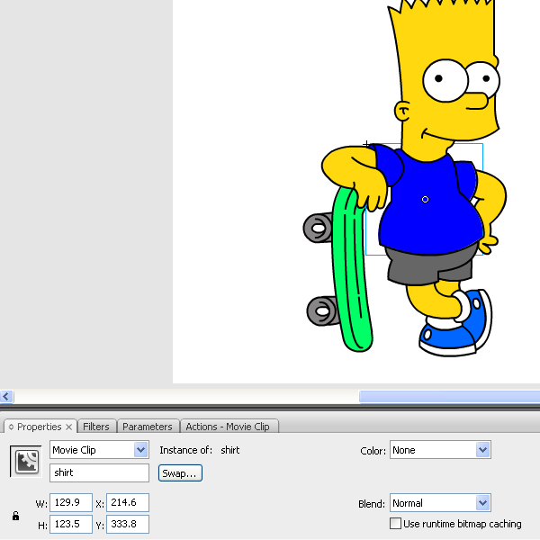 Changing Color in Flash image 3