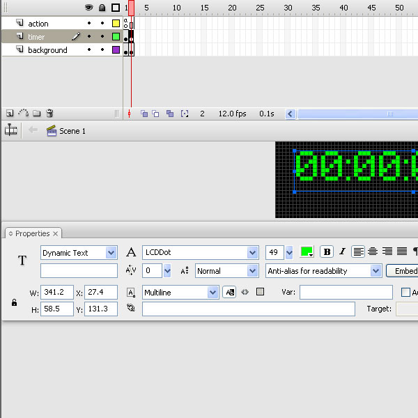 Count Down Timer Tutorial: Final Result