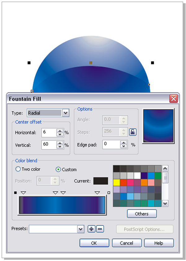 Draw 3D Earth image 5