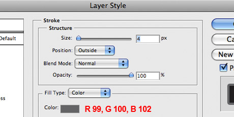 Photoshop Text Outline Effects image 5