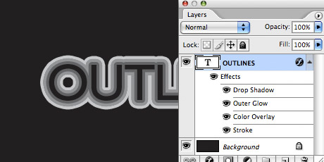 Photoshop Text Outline Effects image 10