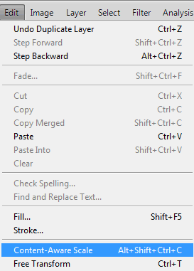 CS4 - Using Content-Aware Scaling image 2