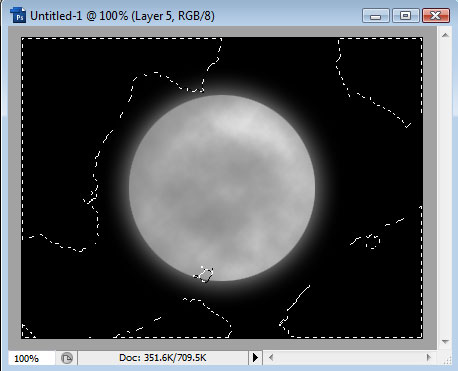 Recreate the Moon in a Night Sky image 8