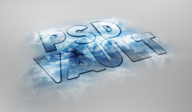 Translucent Text Effect with Sky and Cloud image 19