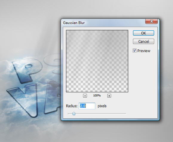 Translucent Text Effect with Sky and Cloud image 23