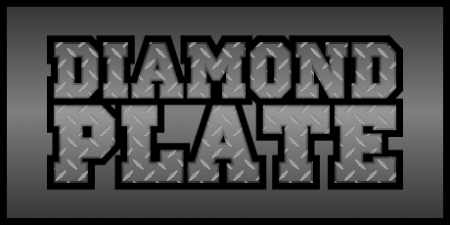 Illustrator Diamond Plate Pattern Tutorial: Final Result