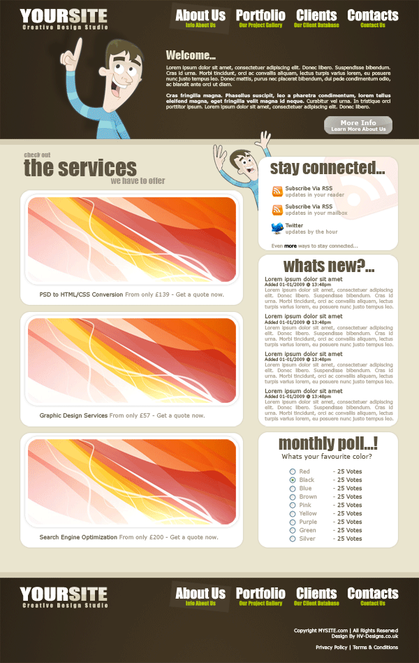 Creative Design Layout Tutorial: Final Result