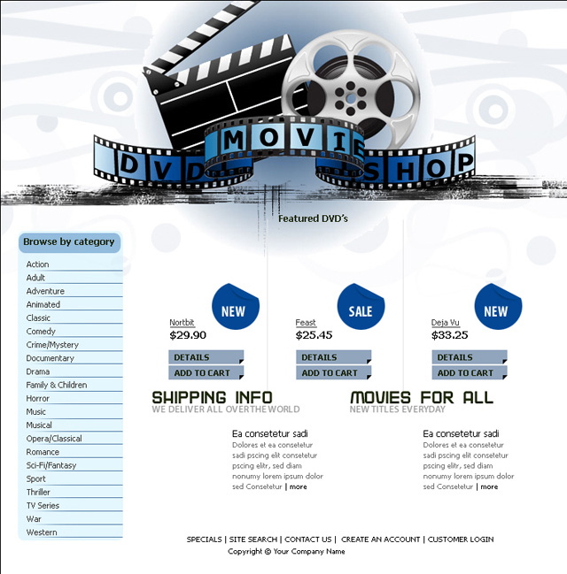 DVD Movie Shop Layout image 24