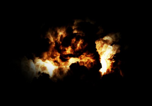Transform a Cloud Photo into an Flaming Scene in Photoshop image 13