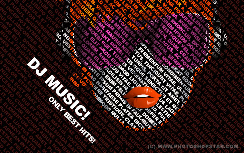 Poster From the Words Tutorial: Final Result