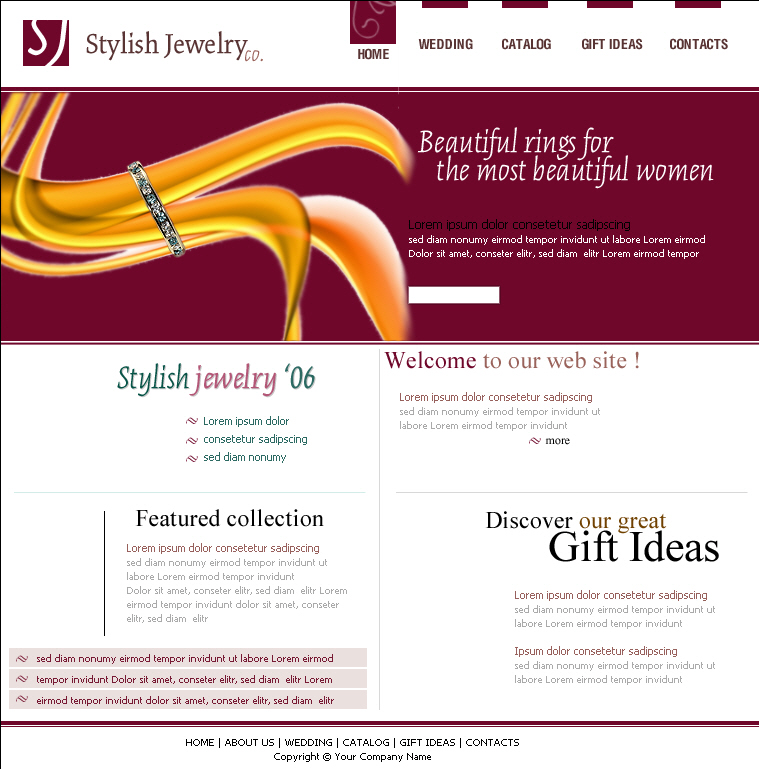 Jewelry Web Template image 13