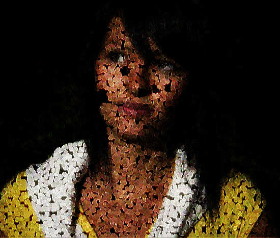 Broken Pieces Photo Effect Tutorial using Photoshop Tutorial: Final Result