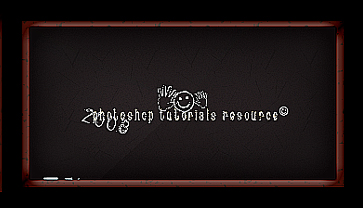 Create a realistic chalkboard using photoshop Tutorial: Final Result