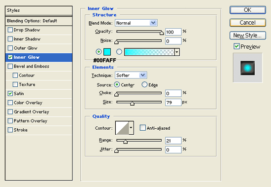 Futuristic Button Design tutorial using photoshop image 13