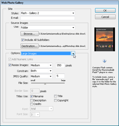 Dreamweaver Slide Shows: Quick and Creative image 2