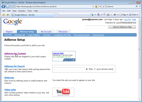 Insert Google Ads with Dreamweaver image 1