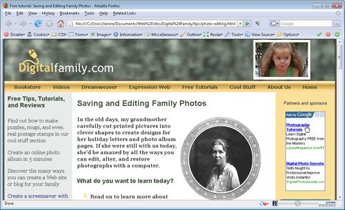 Insert Google Ads with Dreamweaver image 7