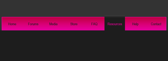 Polished Tabbed Navigation Tutorial: Final Result