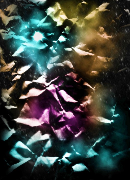 Transform a Plain Paper into a Mysterious Rock Mountain Scene in Photoshop image 20