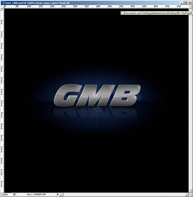 How to Create Killer Metallic Text