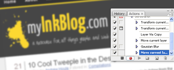 Create a Photoshop Action for Screenshots image 9