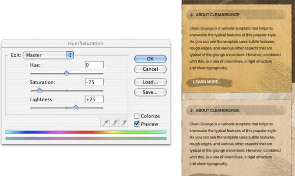 Making the 'Clean Grunge' Blog Design image 14