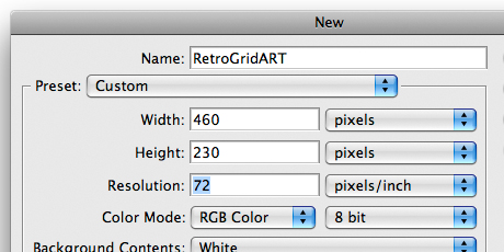Photoshop Retro Grid Background image 12