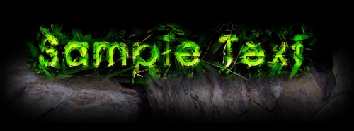 Design a Refreshing Natural Text Effect with Leaves and Wood Texture in Photoshop image 15