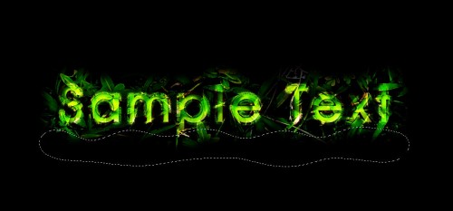 Design a Refreshing Natural Text Effect with Leaves and Wood Texture in Photoshop image 14