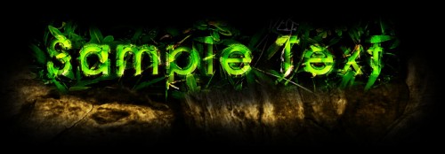 Design a Refreshing Natural Text Effect with Leaves and Wood Texture in Photoshop image 19