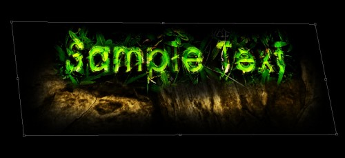 Design a Refreshing Natural Text Effect with Leaves and Wood Texture in Photoshop image 20