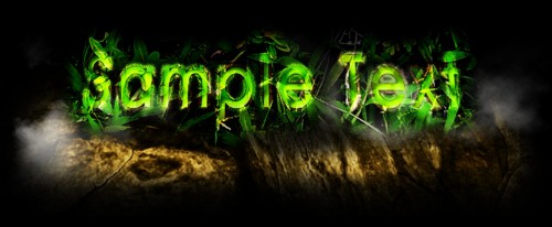 Design a Refreshing Natural Text Effect with Leaves and Wood Texture in Photoshop image 24